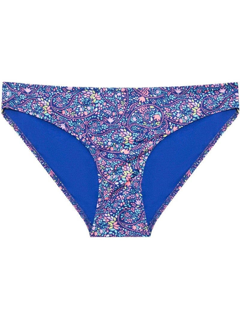 Slip bikini floreale penti Blu Rosa Bianco - Kiabi