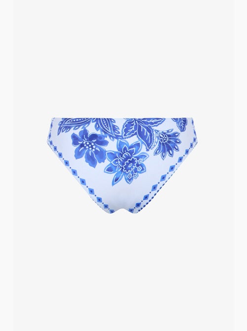Slip bikini giana a vita media con fiori penti - Kiabi Slip bikini giana a vita media con fiori penti - Kiabi