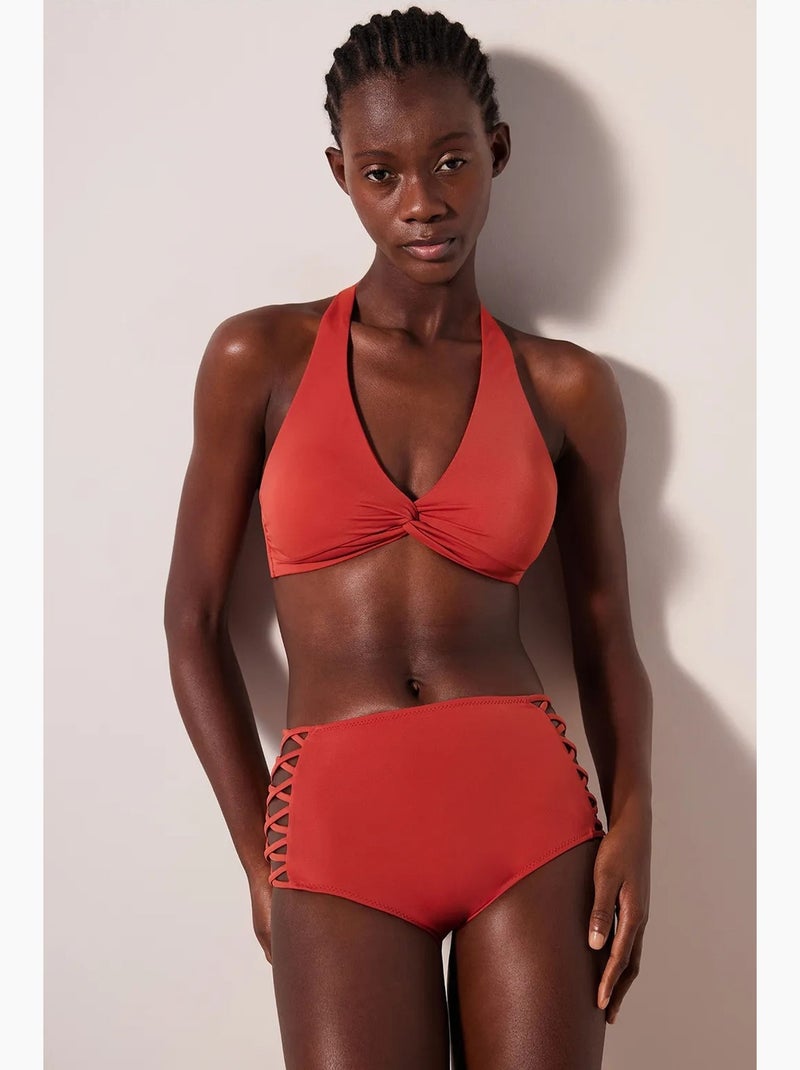 Slip bikini high fashion penti Rosso - Kiabi