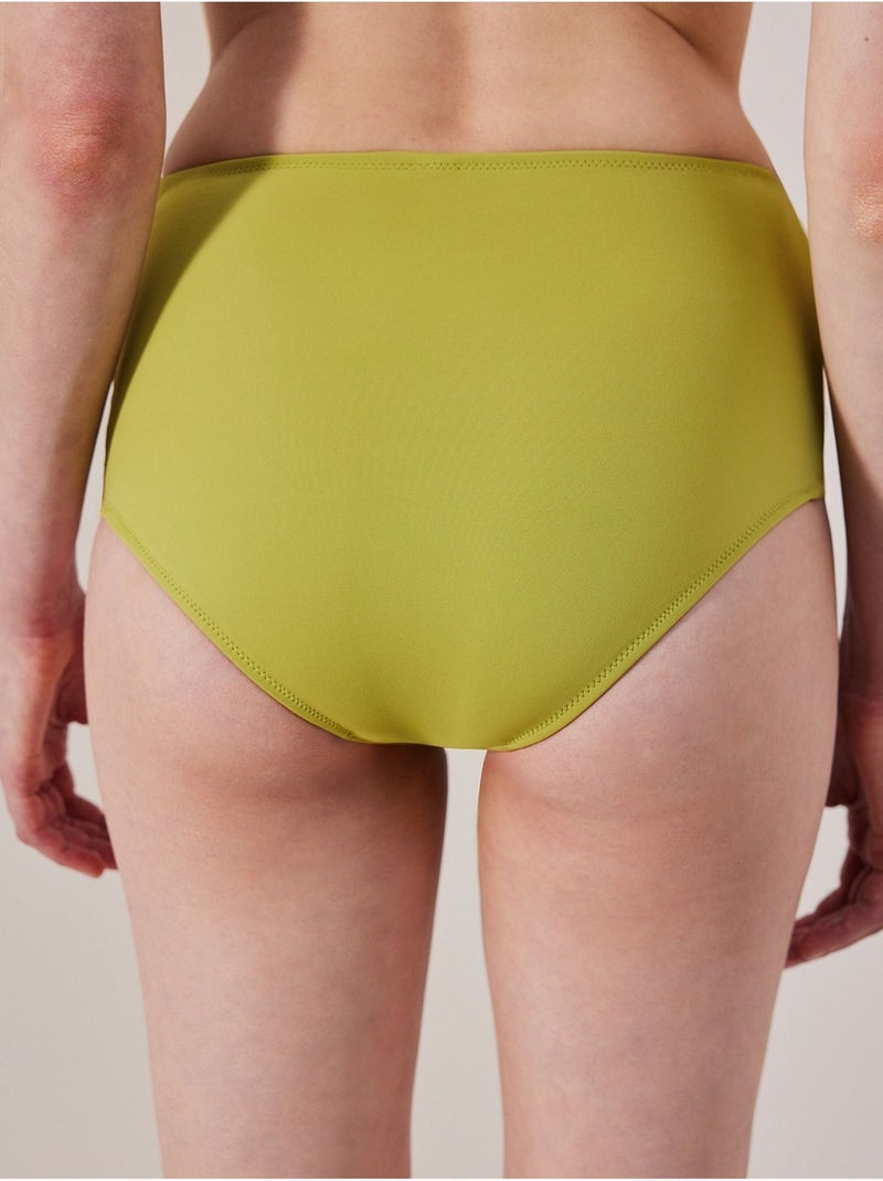 Slip bikini high fashion penti Verde kaki - Kiabi