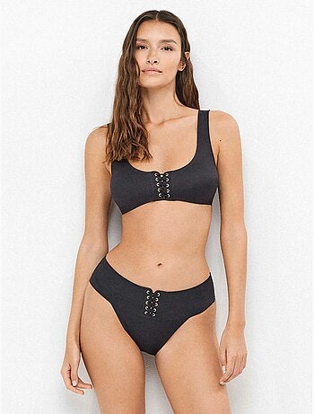 Slip bikini high tech