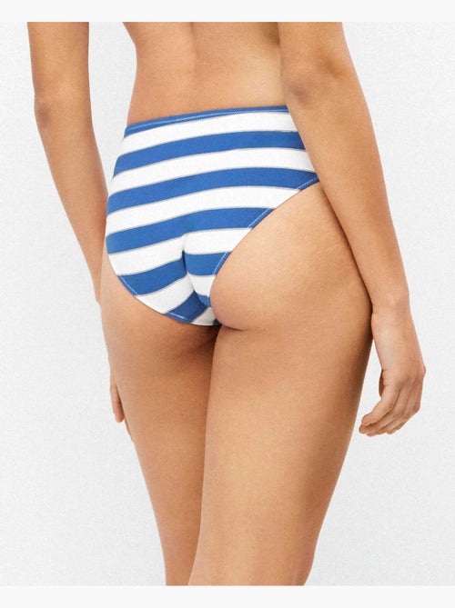 Slip bikini in tessuto a righe intessute - Kiabi Slip bikini in tessuto a righe intessute - Kiabi