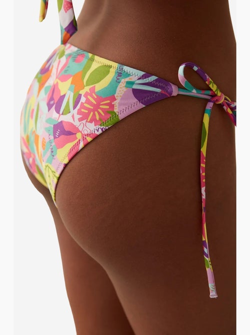 Slip bikini laguna con dettaglio da annodare ai lati penti - Kiabi