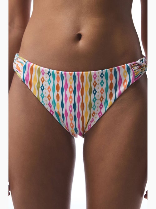 Slip bikini mae a righe in macramè penti - Kiabi