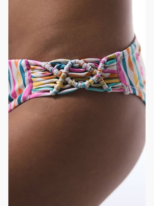 Slip bikini mae a righe in macramè penti - Kiabi