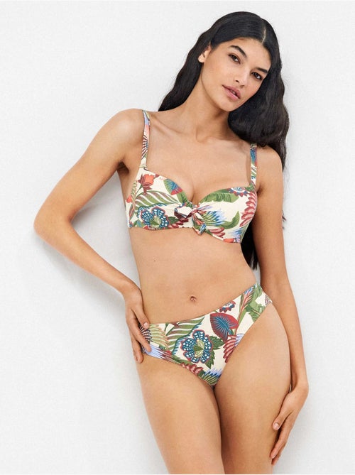 Slip bikini midi con stampa tropicale - Kiabi Slip bikini midi con stampa tropicale - Kiabi