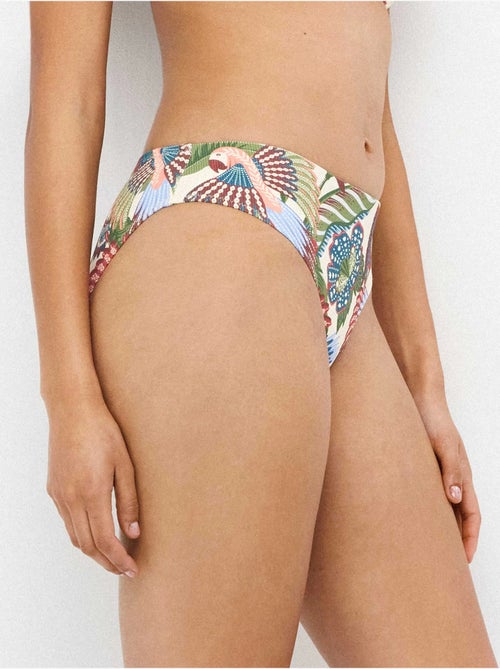 Slip bikini midi con stampa tropicale - Kiabi Slip bikini midi con stampa tropicale - Kiabi