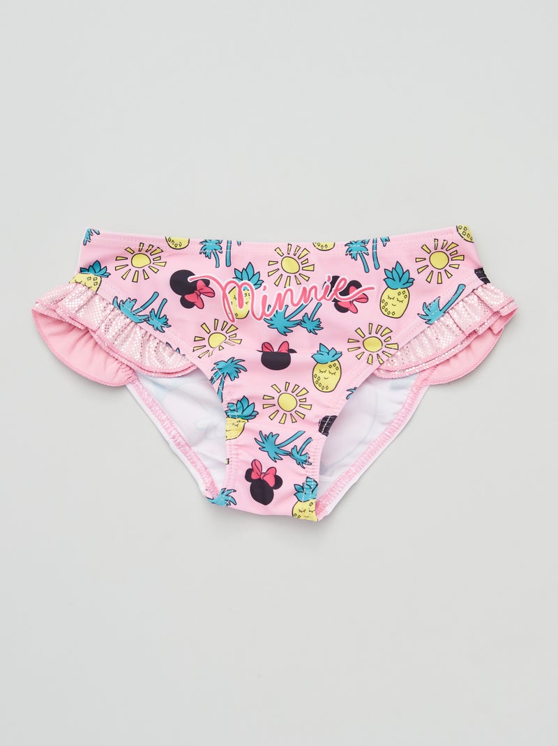 Slip bikini 'Minnie Mouse' rosa - Kiabi