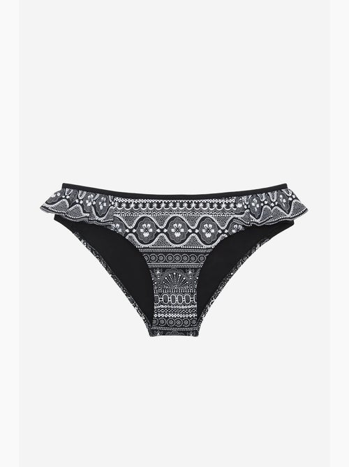 Slip bikini monochrome laterale penti - Kiabi Slip bikini monochrome laterale penti - Kiabi