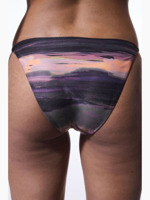 Slip bikini nixie con banda laterale e fibbia penti - Kiabi