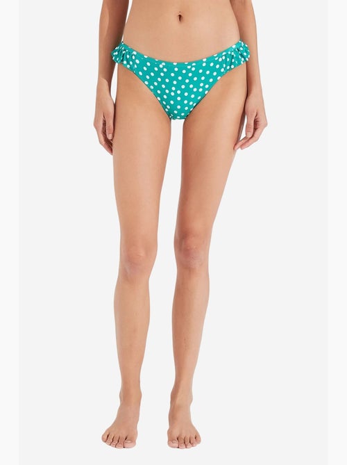 Slip bikini point con volant laterale penti - Kiabi Slip bikini point con volant laterale penti - Kiabi