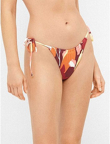 Slip bikini regolabile