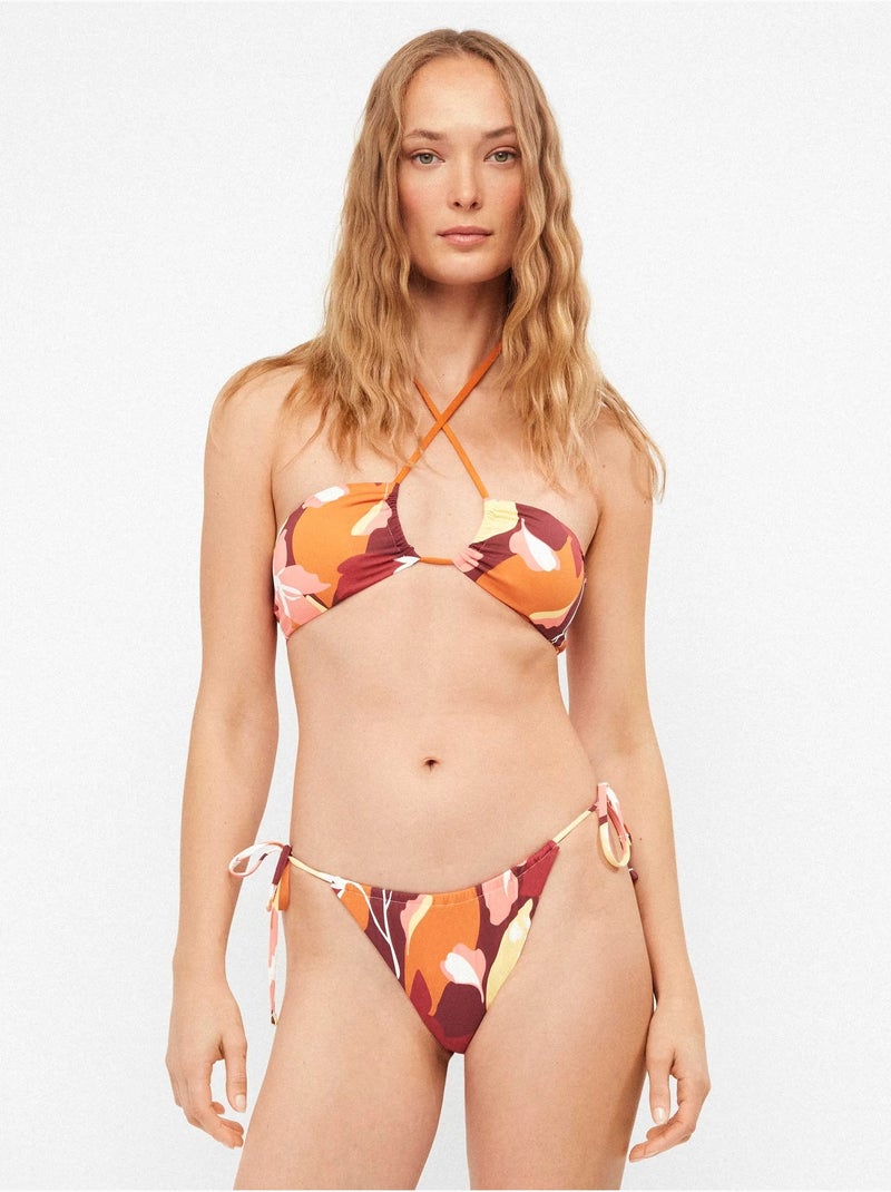 Slip bikini regolabile Multicolore - Kiabi