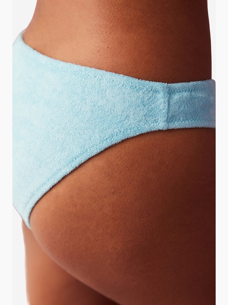 Slip bikini relax slip in spugna penti Blu cielo - Kiabi