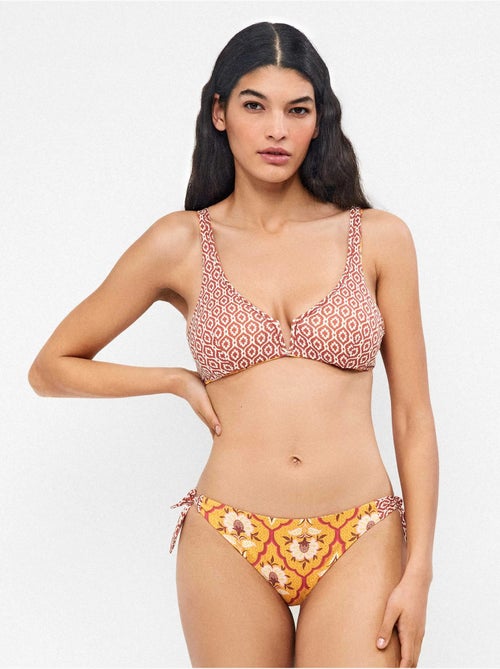 Slip bikini reversibile e regolabile - Kiabi Slip bikini reversibile e regolabile - Kiabi