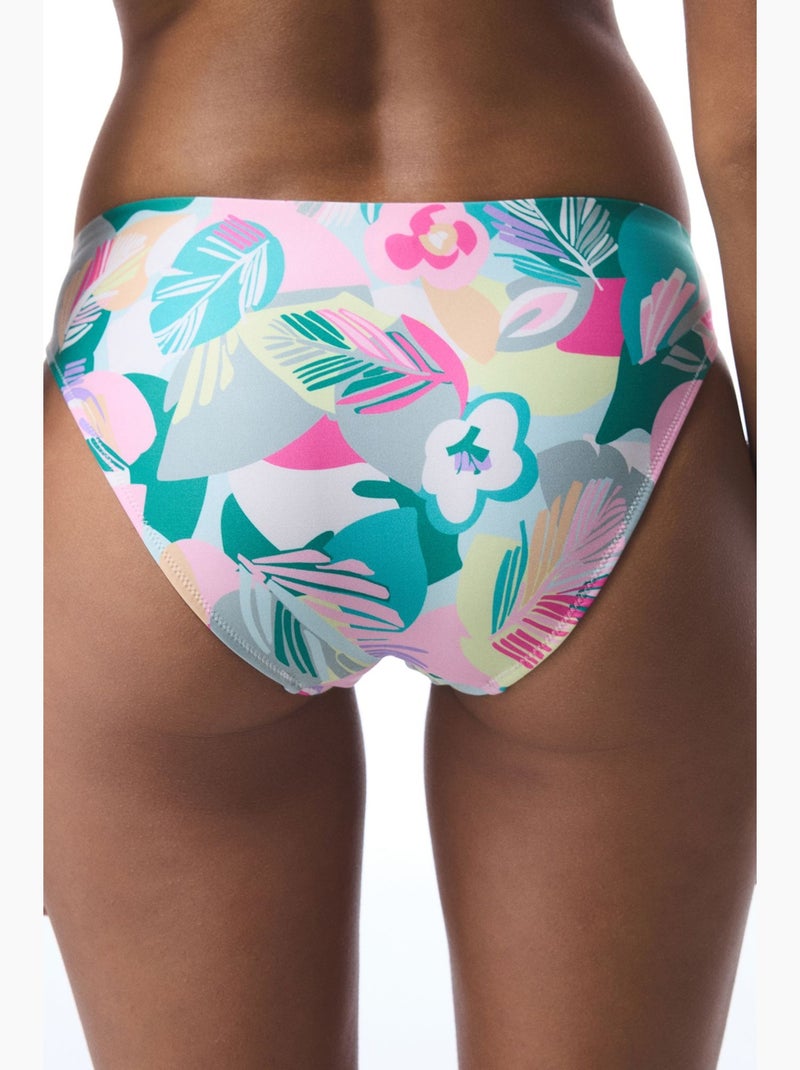 Slip bikini sheila floreale penti Verde menta - Kiabi
