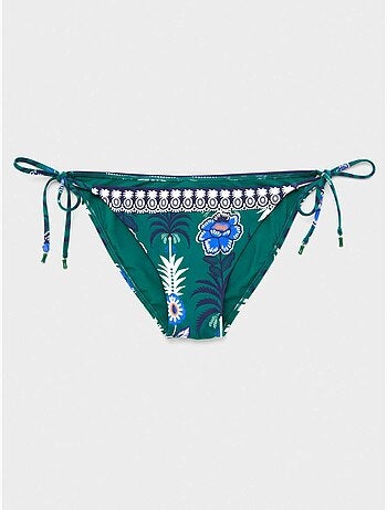 Slip bikini stampato