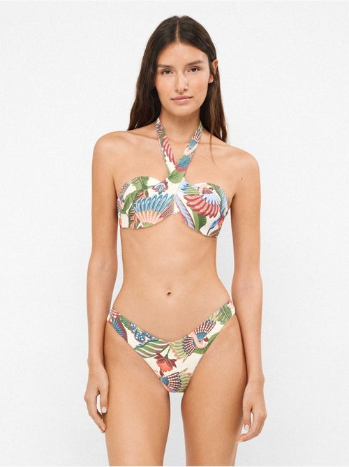 Slip bikini taglio a v - Kiabi