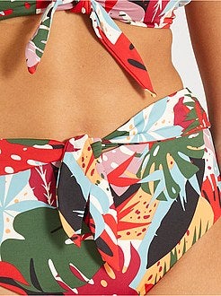 Slip bikini vita alta - Kiabi