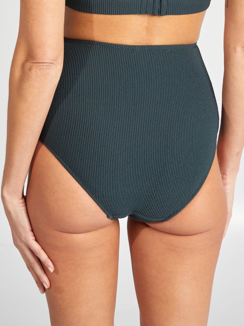 Slip bikini vita alta premaman VERDE - Kiabi