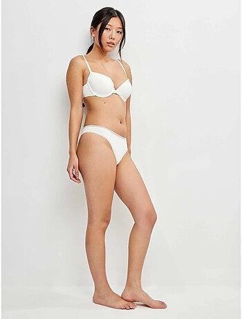 Slip brasiliano con gallone di plumetis