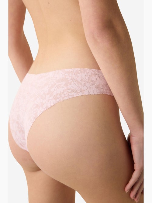 Slip brasiliano in pizzo con taglio laser invisibile penti - Kiabi