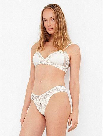 Slip brasiliano in pizzo