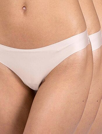 Slip brasiliano microfibra confezione da 3 donna