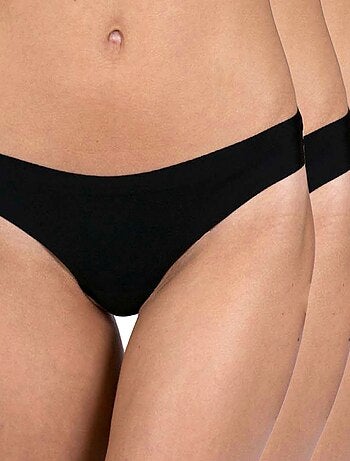 Slip brasiliano microfibra confezione da 3 donna