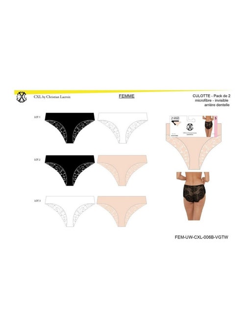 Slip CXL BY LACROIX - Confezione da 6 - Kiabi