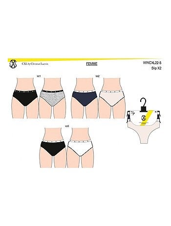 Slip CXL by LACROIX - Confezione da 6