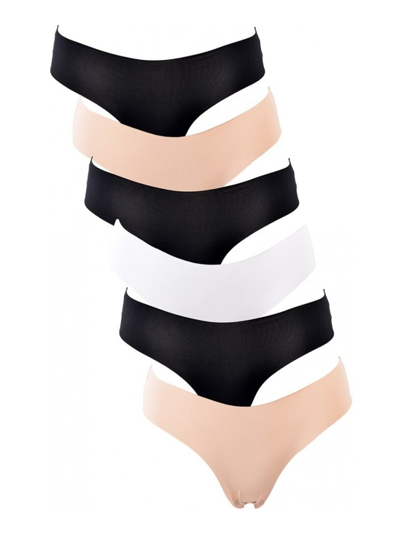 Slip CXL BY LACROIX - Confezione da 6 Nero Multicolore Nero - Kiabi