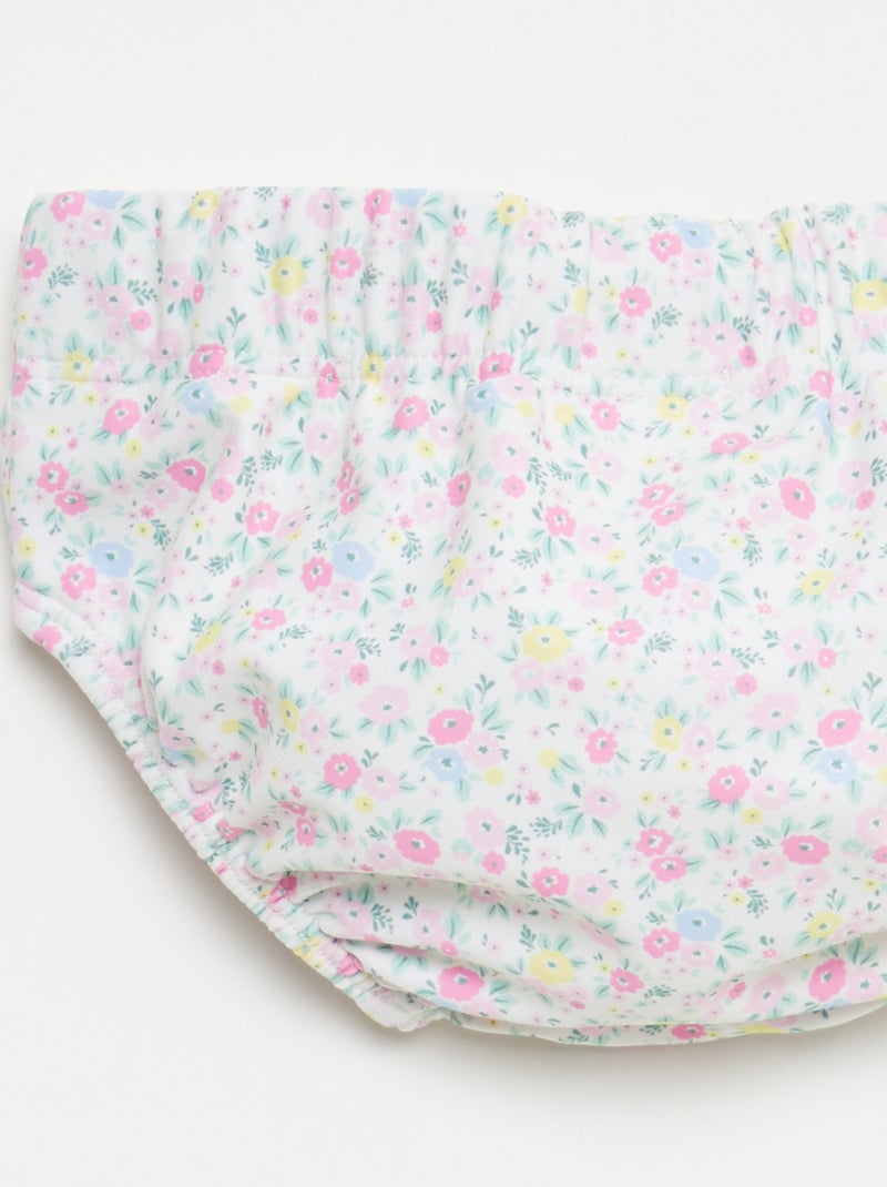 Slip da bagno a fantasia Bianco - Kiabi