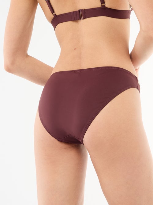 Slip da bagno con bordi in macramè - Kiabi