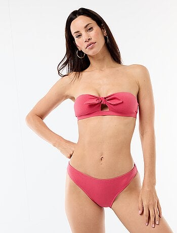 Slip da bagno con stampa vichy