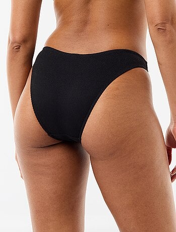 Slip da bagno in maglia testurizzata