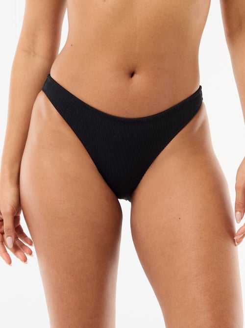 Slip da bagno in maglia testurizzata - Kiabi