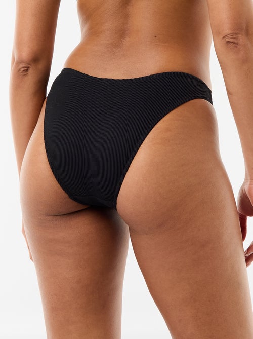 Slip da bagno in maglia testurizzata - Kiabi