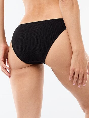 Slip da bagno in maglia testurizzata