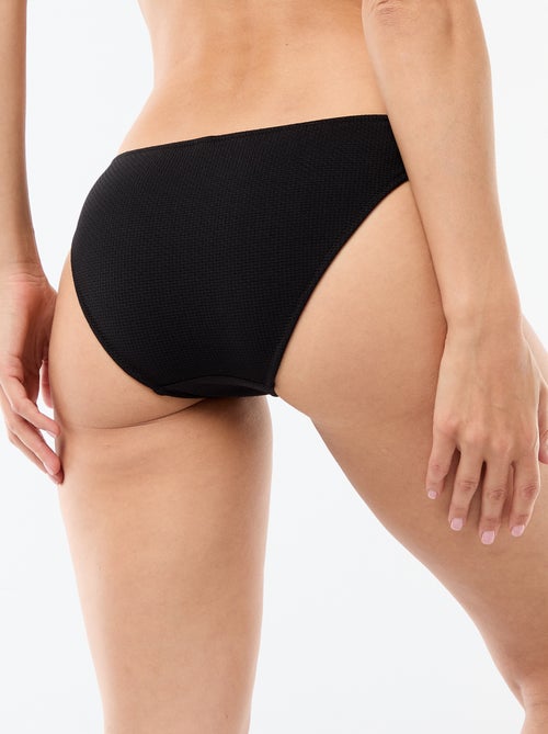 Slip da bagno in maglia testurizzata - Kiabi