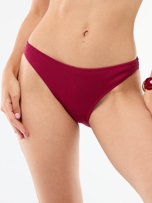 Slip da bagno in maglia testurizzata - Kiabi