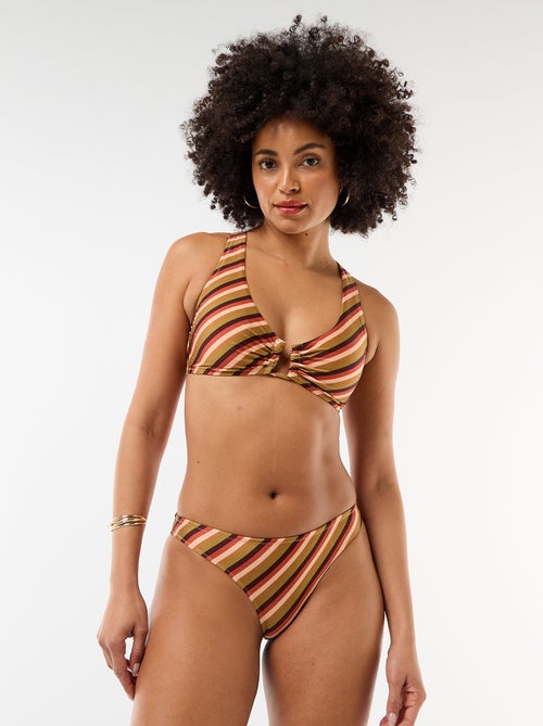 Slip da bagno in microfibra stampata - Kiabi