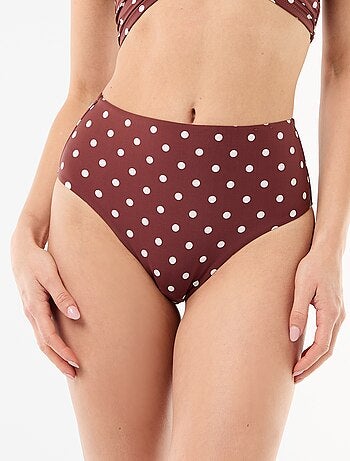 Slip da bagno modellante a vita alta