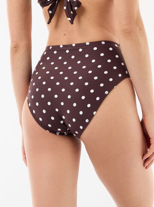 Slip da bagno modellante a vita alta - Kiabi