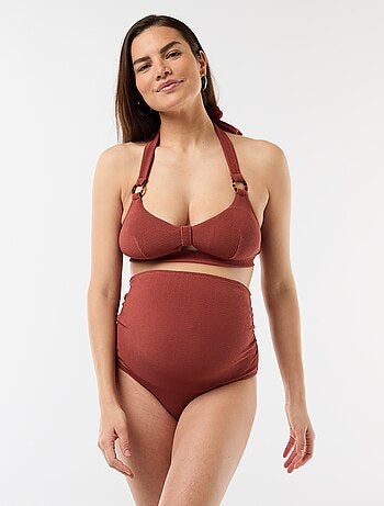 Slip da bagno premaman a vita alta