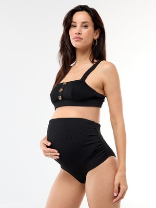 Slip da bagno premaman a vita alta