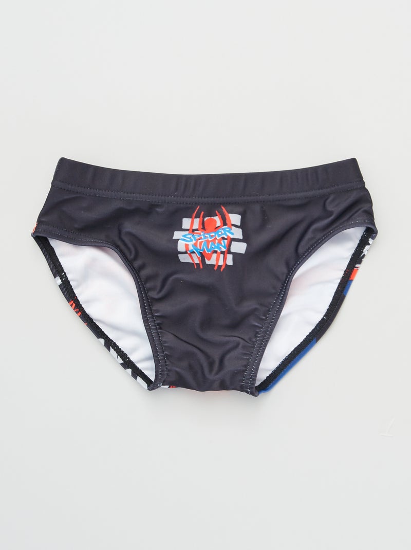 Slip da bagno 'Spiderman' nero - Kiabi