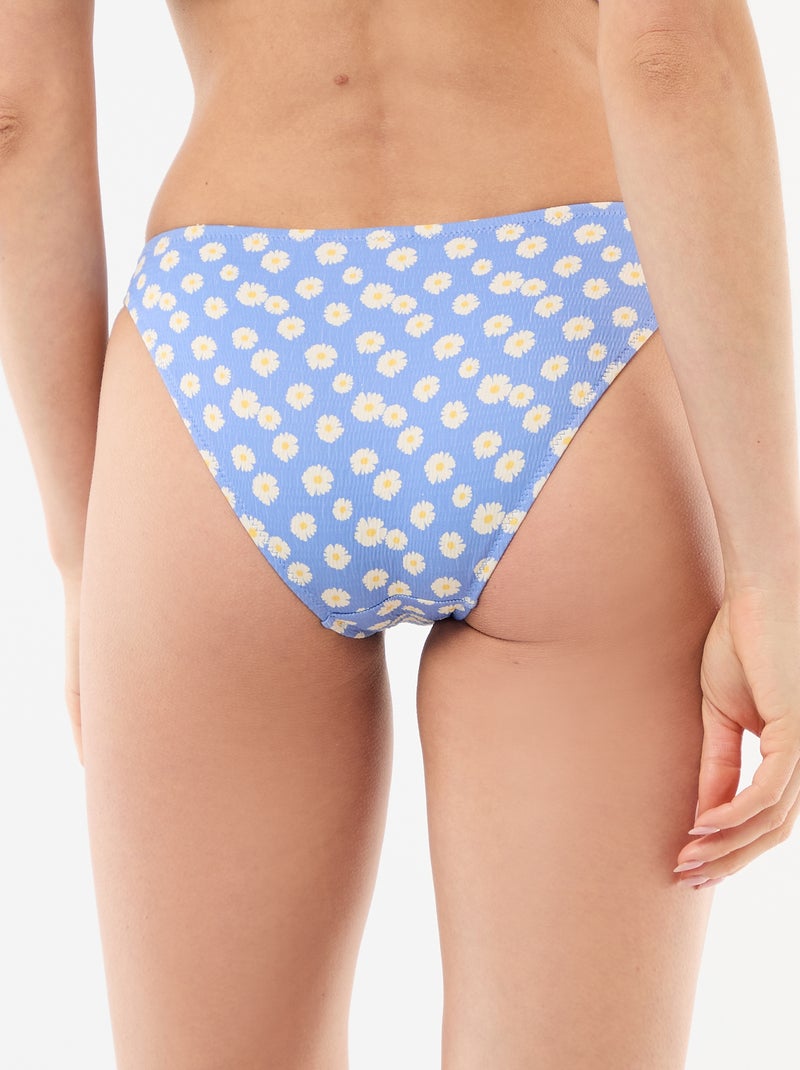 Slip da bagno stampato a margherite Blu - Kiabi