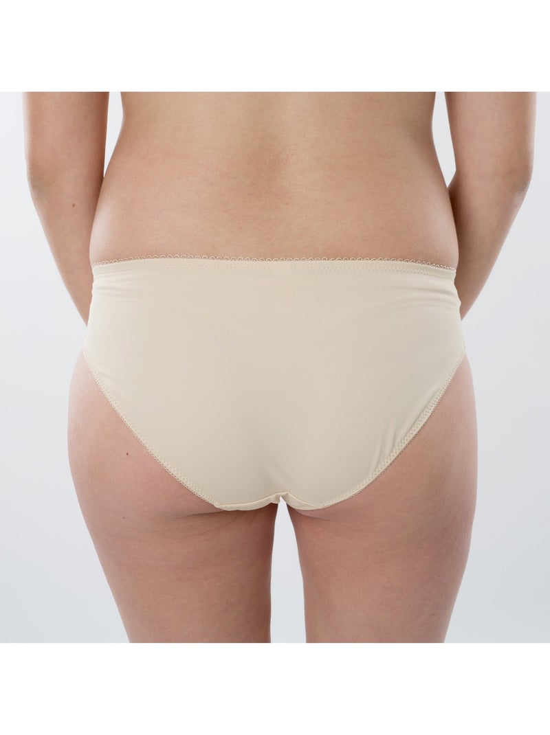 Slip da maternità ANGÉLIQUE con pizzo 'Bogema' Beige - Kiabi