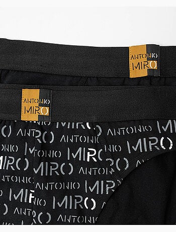 Slip da uomo ANTONIO MIRO Letters (scatola da 2 unità)